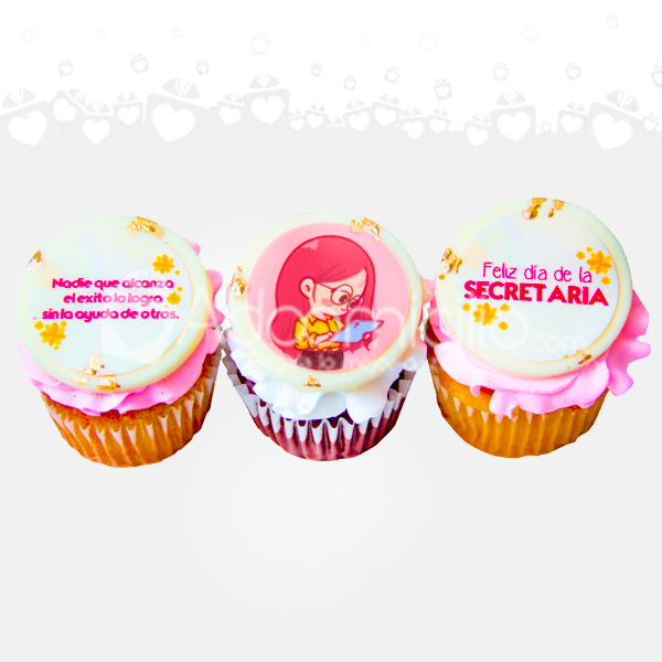 Cupcakes Para El Día De La Secretaria A Domicilio En Medellín Pedido Con 2 Días De Anticipación 