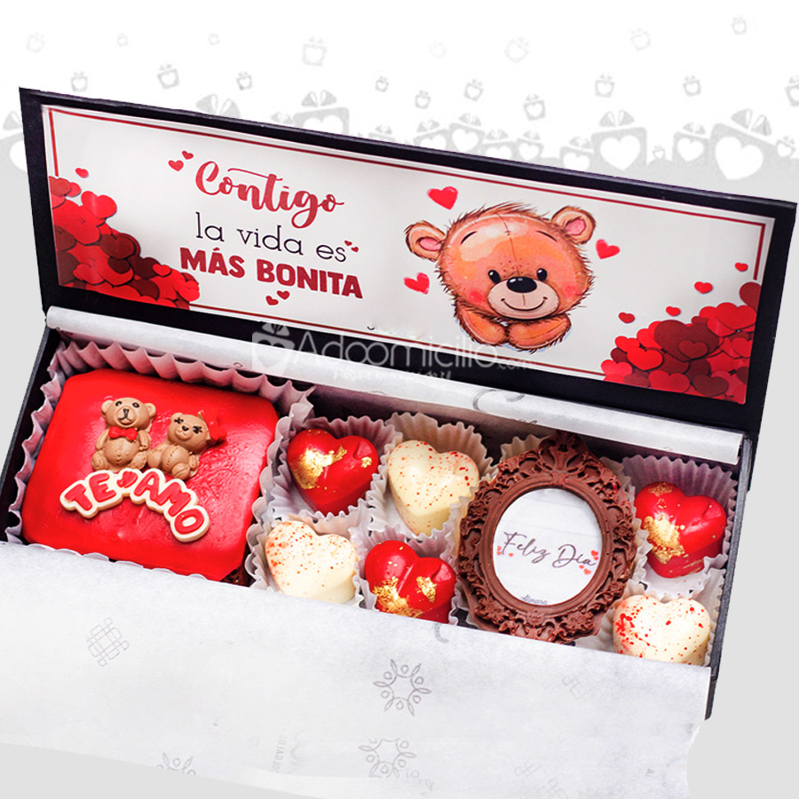 Regalo Para San Valentín Con Brownie A Domicilio En Medellín Pedido Con Dos Días De Anticipación 