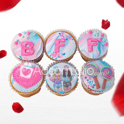 Cupcakes BFF Amor y Amistad a Domicilio en Medellin Con Dos Días de Anticipación