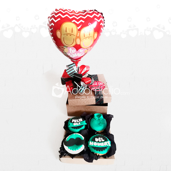 Cupcakes Dia Del Hombre x 4 A Domicilio En Popayan