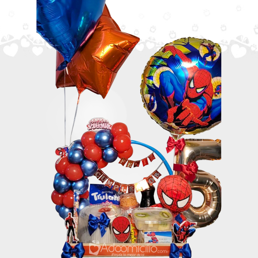 Desayuno Sorpresa Para Niño Temática De Spider Man A Domicilio En Villavicencio Pedido Con Un Día De Anticipación 